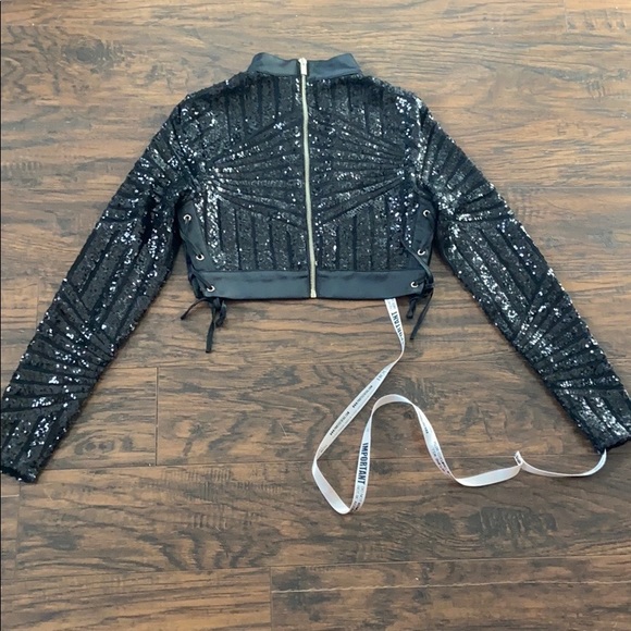 ❌❌S O L D!❌❌House of cb black sequin two piece set - Picture 6 of 7